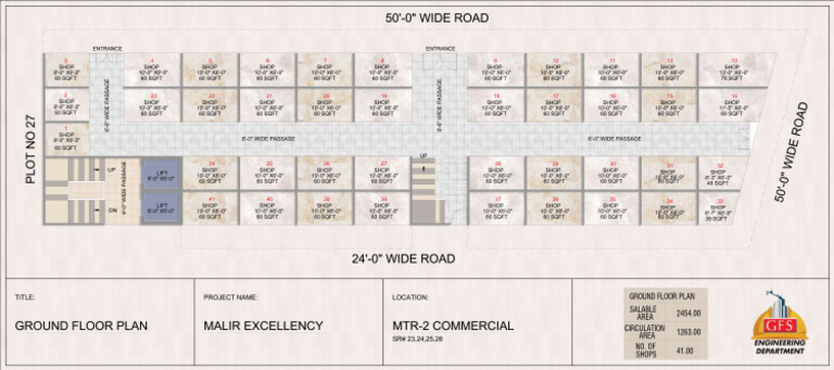 01 - Ground Floor Plan | PDF