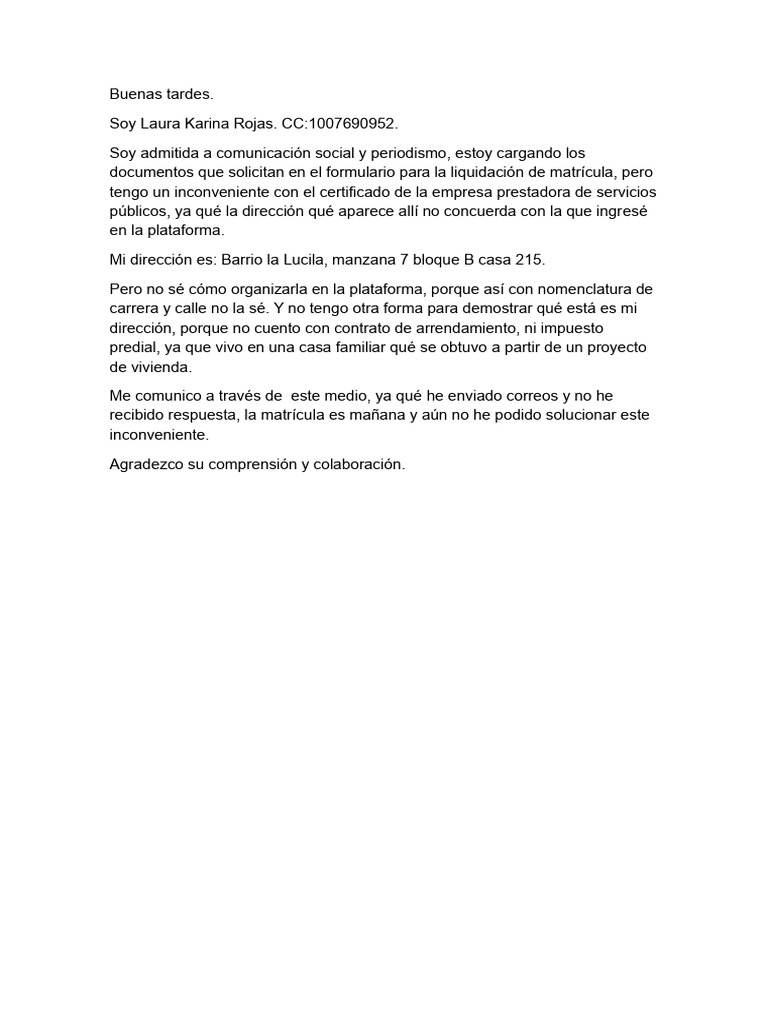 Inconveniente Diré | PDF