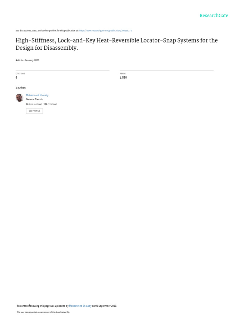 Reversible Heat Effects in Snap Systems | PDF | Recycling ...