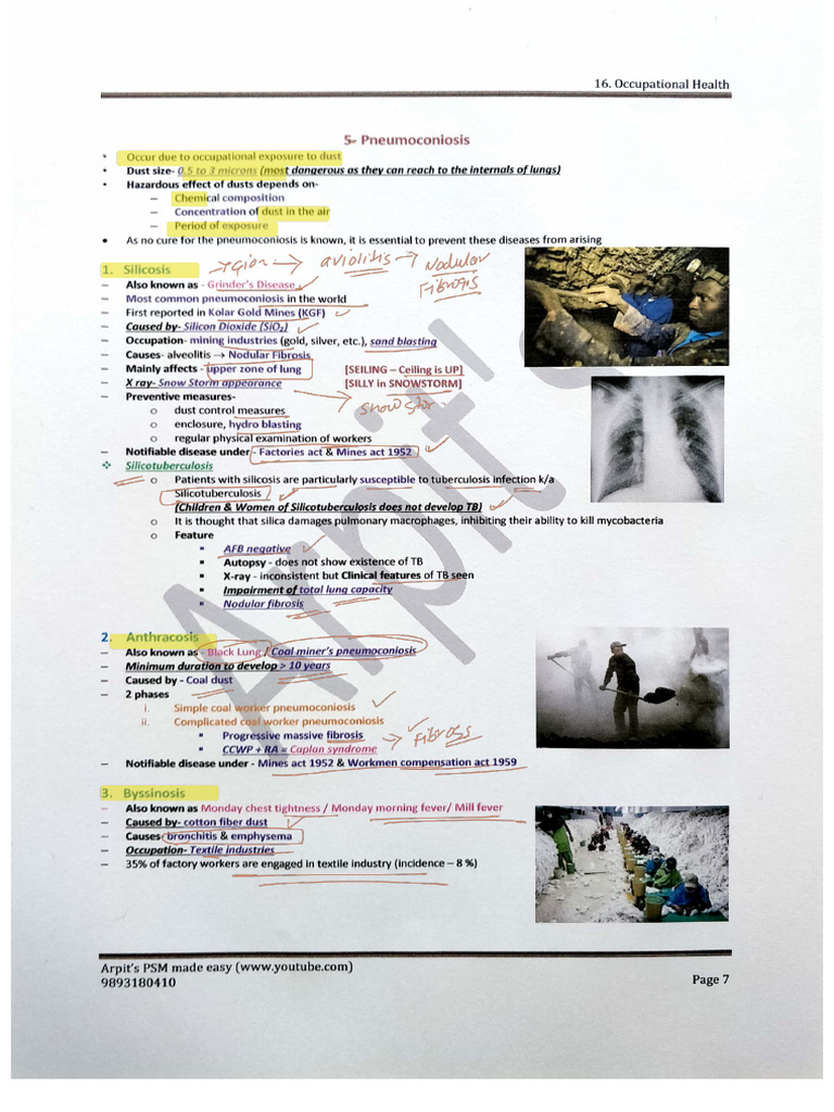 5 - Pneumoconiosis | PDF
