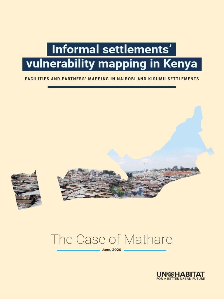Mathare Slum Vulnerability Mapping Report | PDF | Sanitation | Wash