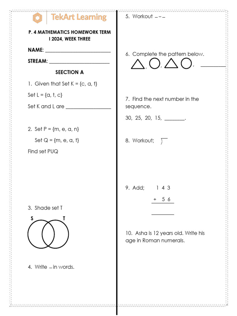 p. 4 maths 3 | PDF