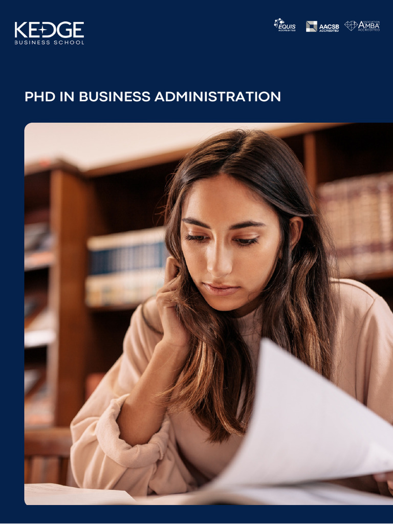 KEDGE PHD PROGRAMME - v12-2023 | PDF | Doctor Of Philosophy | Thesis