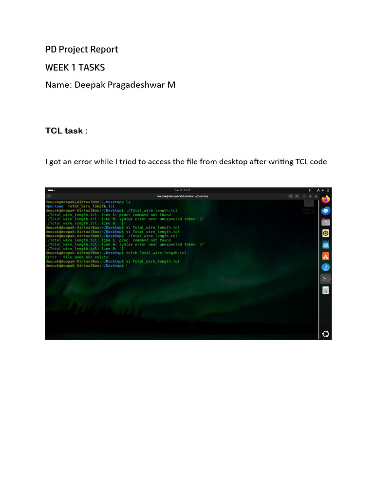 PD Task Week1 | PDF