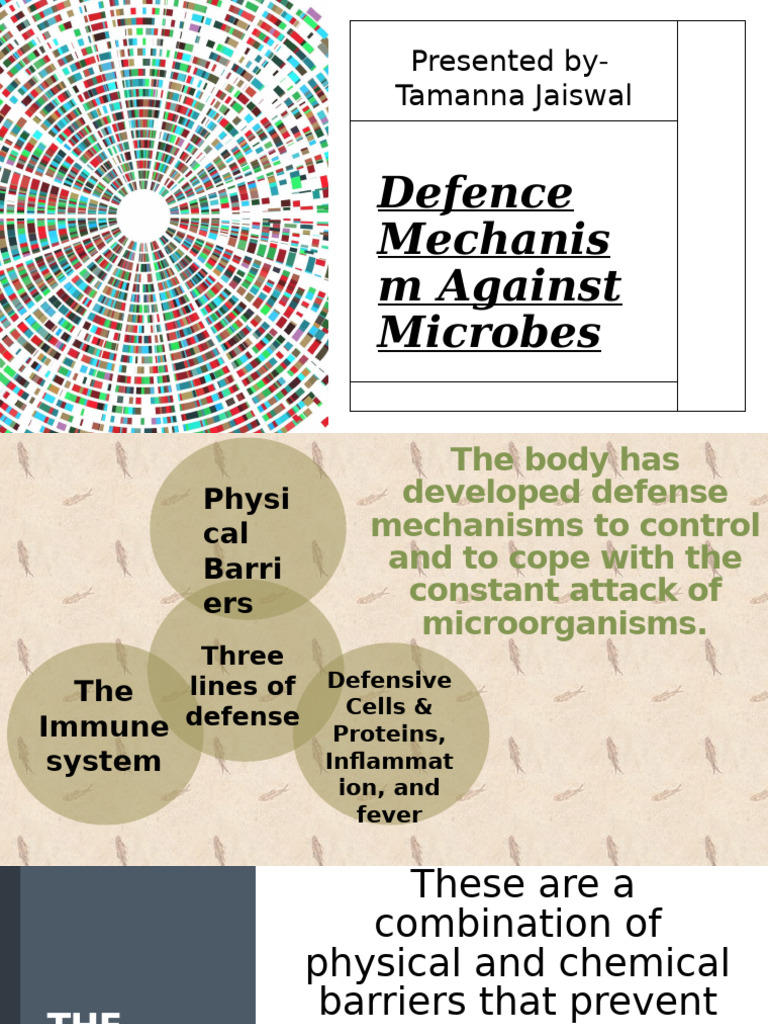 Body's Defense Mechanisms Against Microbes | PDF | Immune System ...