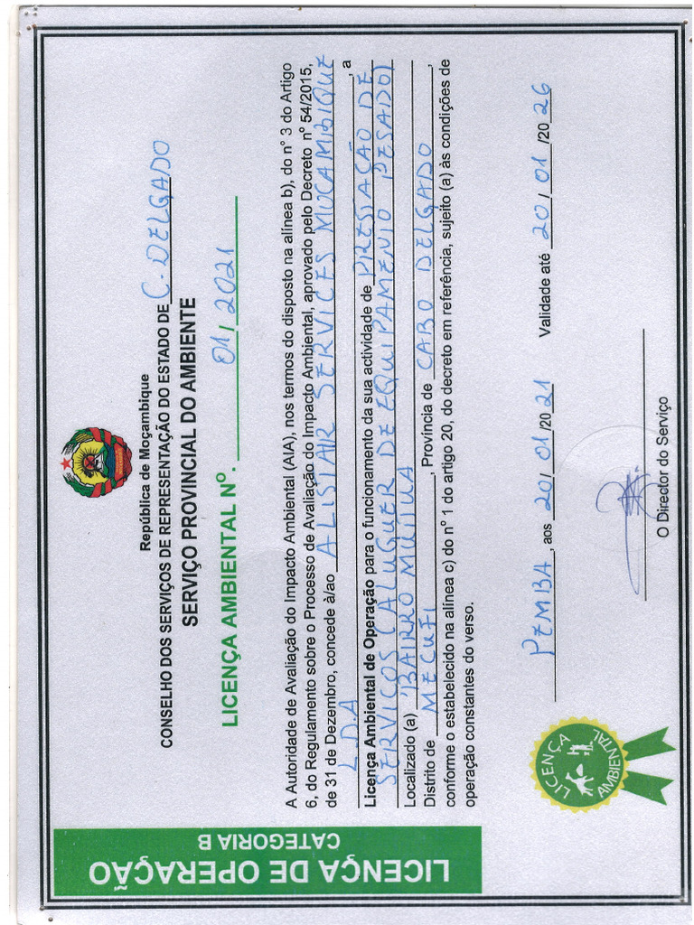 Environmental Licence PDF | PDF