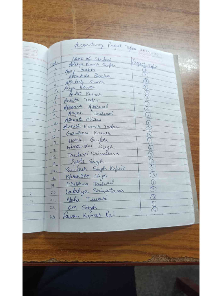 Accounts Project Topics | PDF