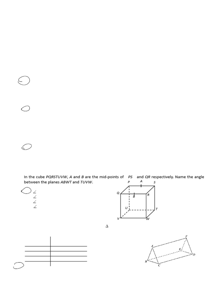 Good Hope School - 13 18 3A CH 5 More About 3 D Figures MC | PDF ...