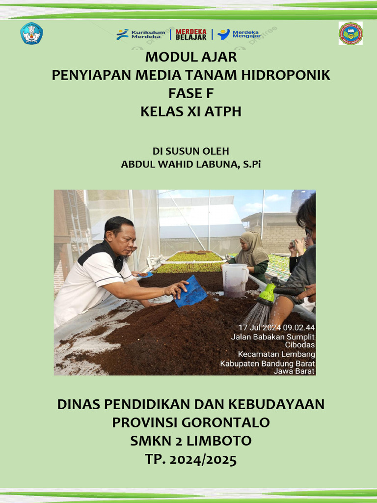 Media Tanam Hidroponik Kelas XI ATPH | PDF