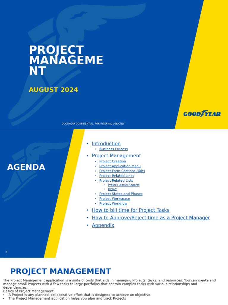 Goodyear Project Management Guide | PDF | Internal Rate Of Return | Net ...