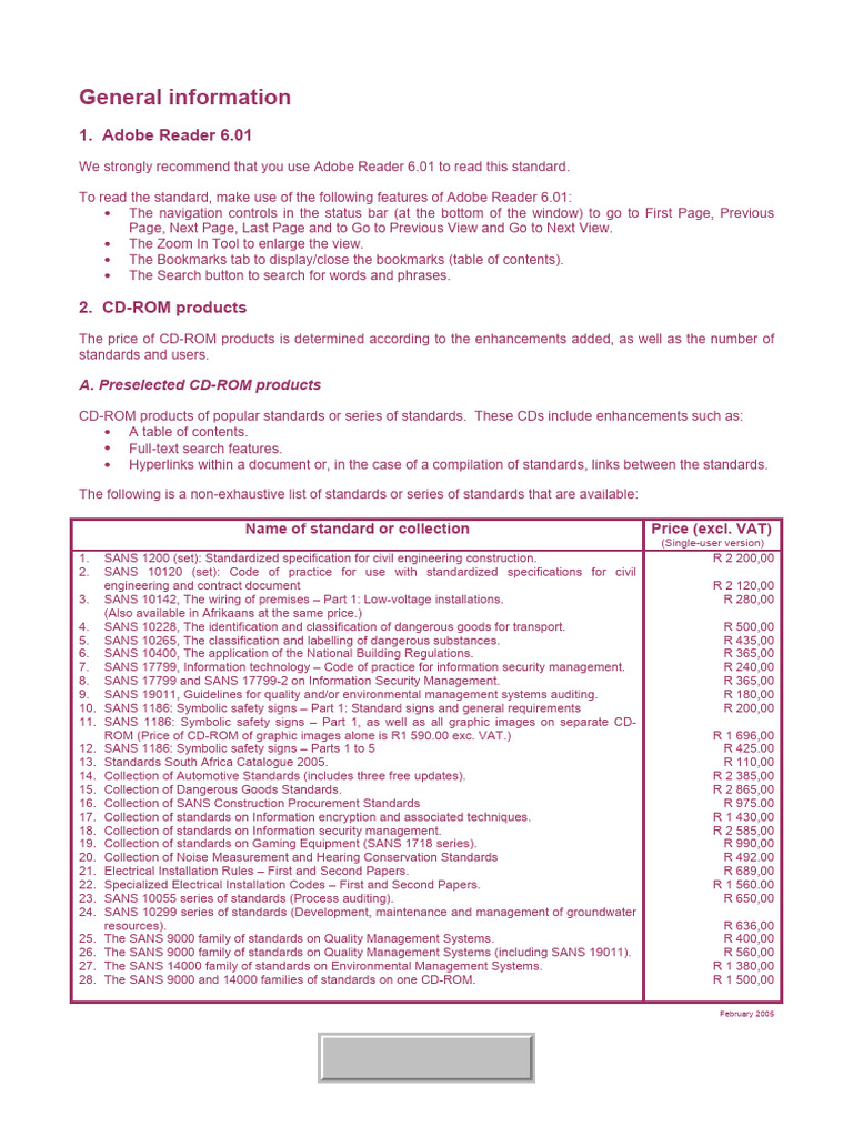 Adobe Reader and CD-ROM Standards Guide | PDF | Software | Computing
