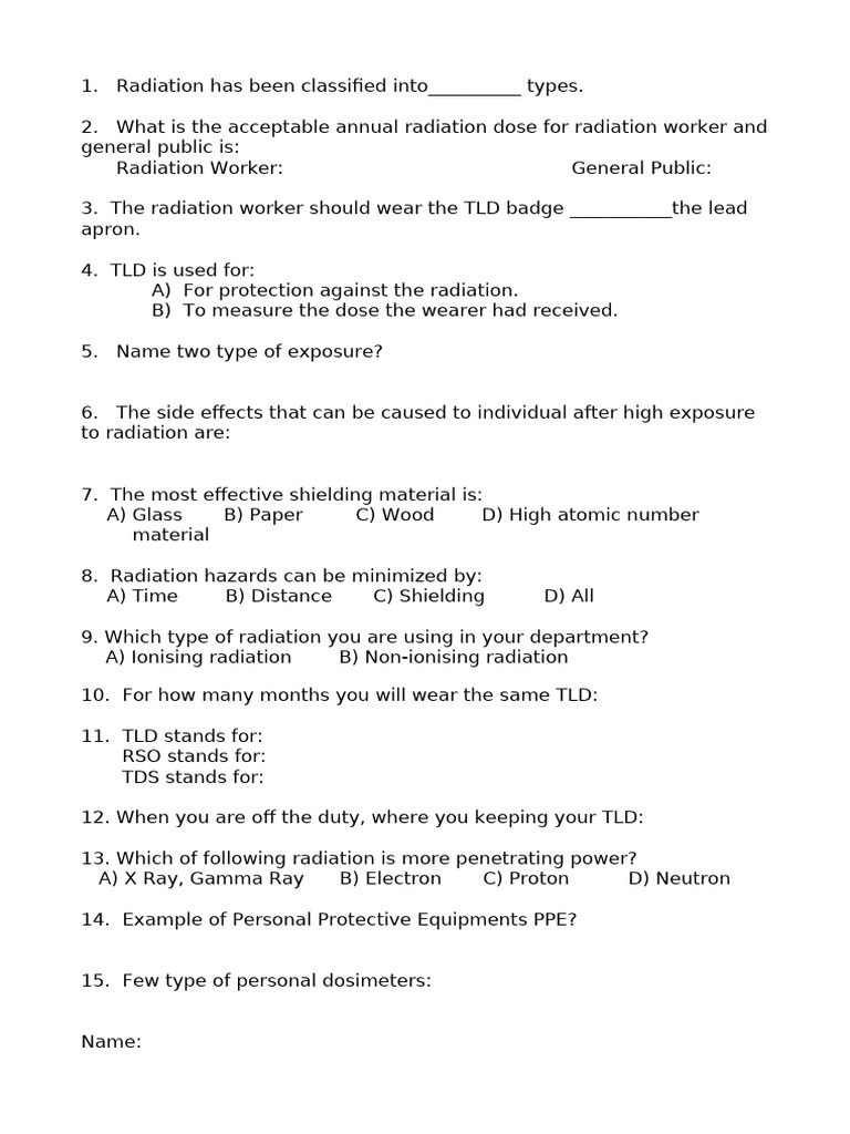Radiation Safety and Dosimetry Guide | PDF