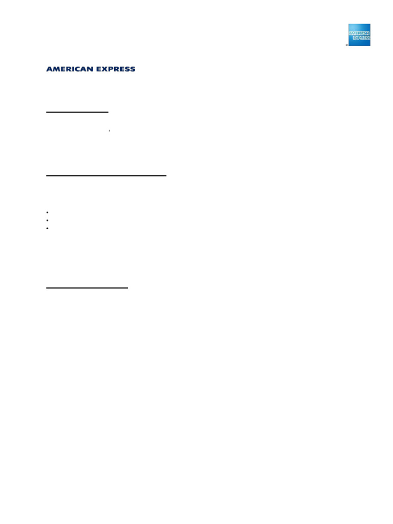 Amex | PDF | Misrepresentation | American Express