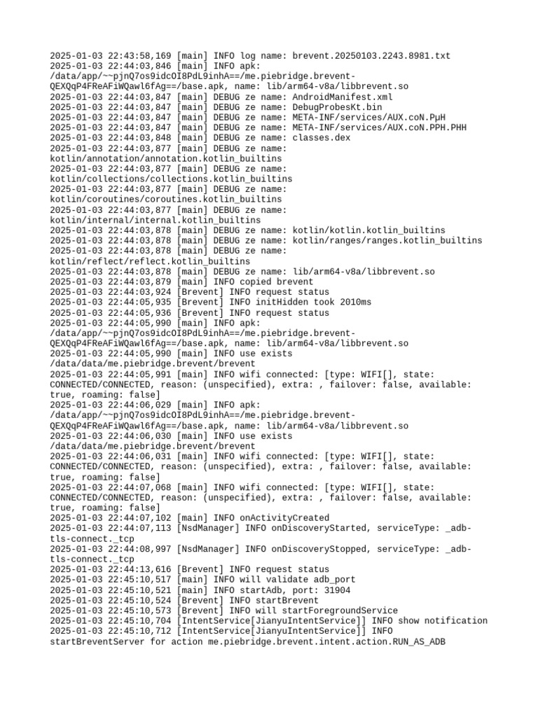 Brevent 20250103 2243 8981 | PDF | Software Development | Computing ...