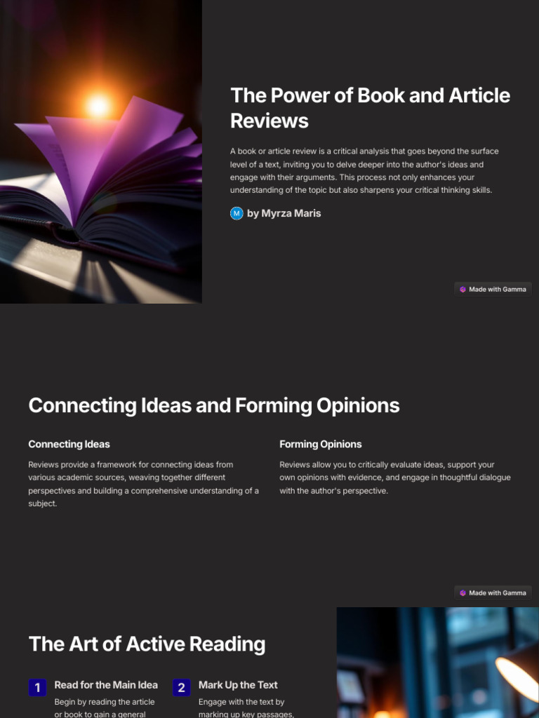 Mastering Book and Article Reviews | PDF | Critical Thinking | Argument