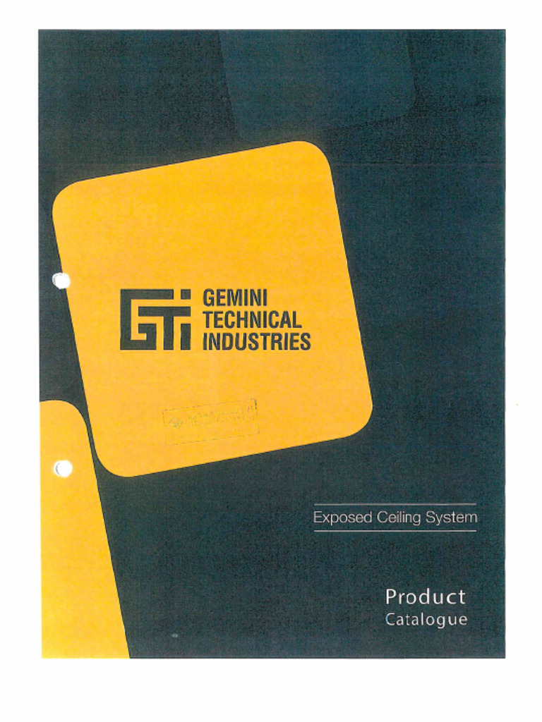 Gemini Data Sheet False Ceiling | PDF
