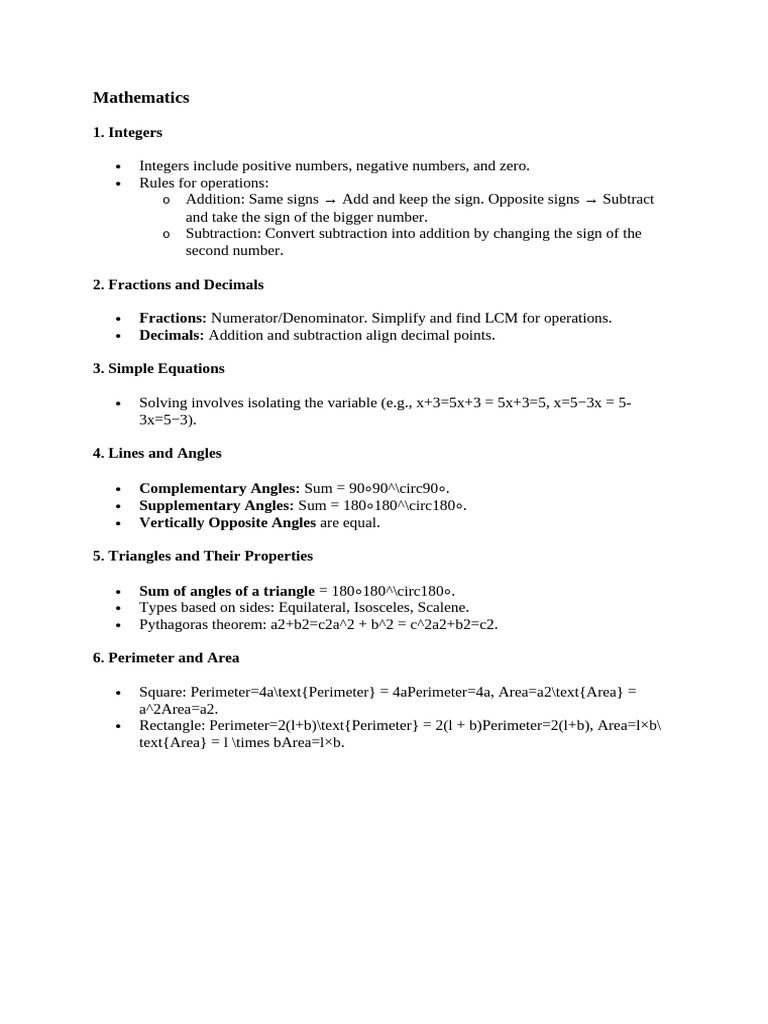 Mathematics pdf