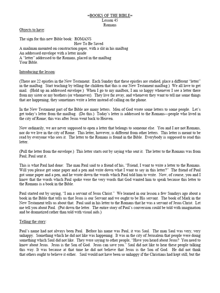 Understanding the Book of Romans | PDF | Paul The Apostle | Epistle To ...