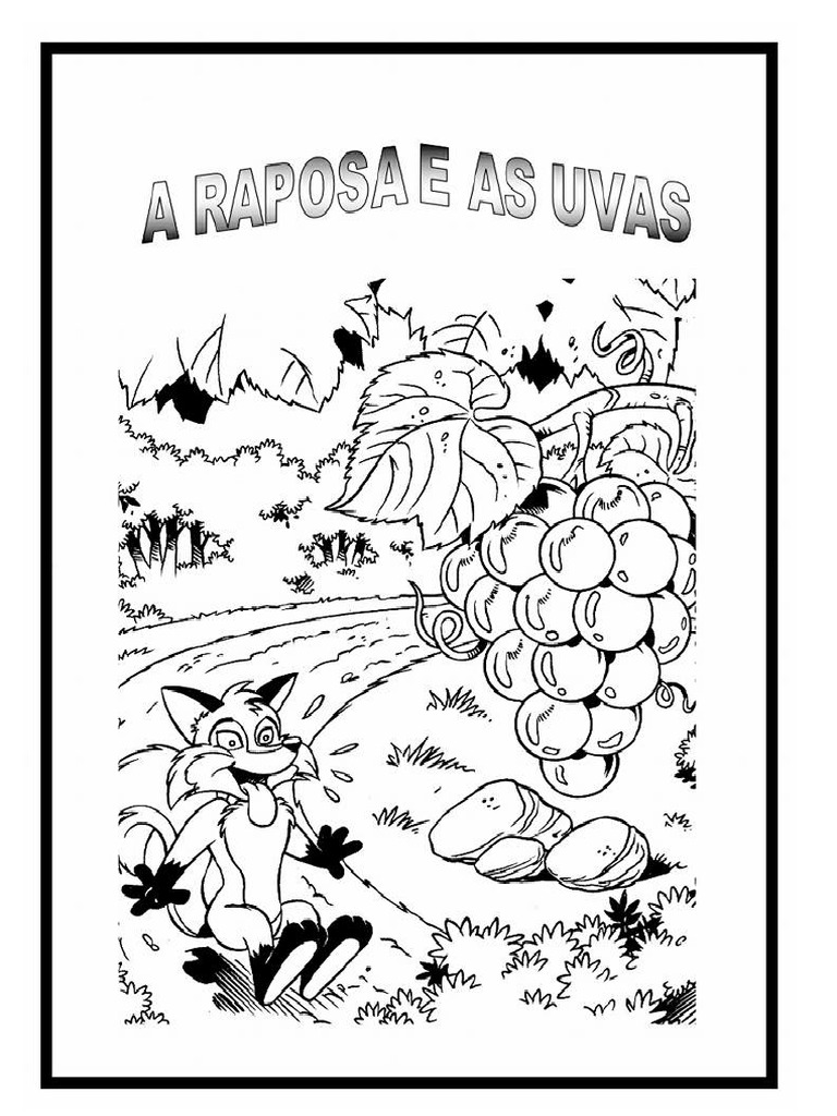 Fábula A Raposa e As Uvas | PDF