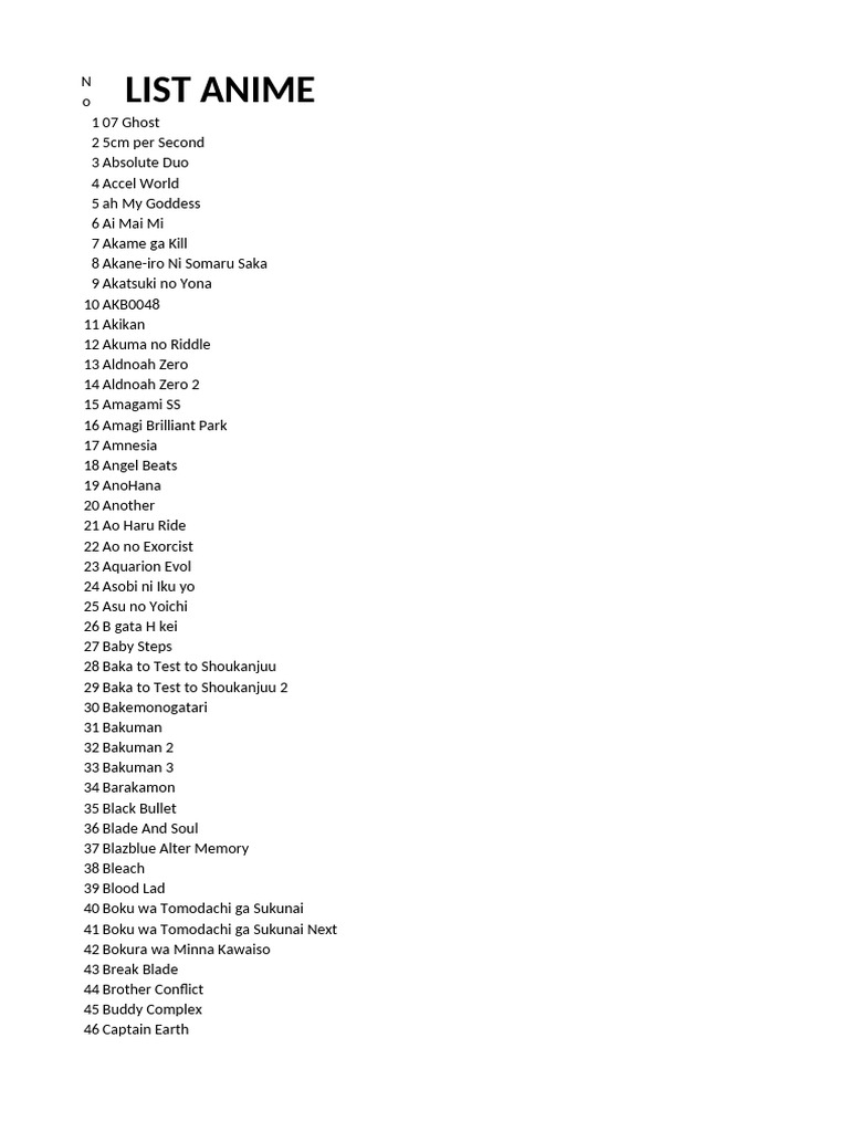 List anime pdf japanese animation studios anime companies