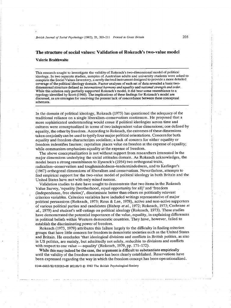 Rockeach | PDF