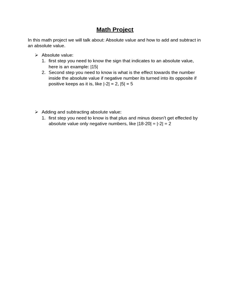 Understanding Absolute Value Basics | PDF