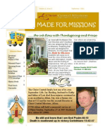 Made For Missions Newsletter 2