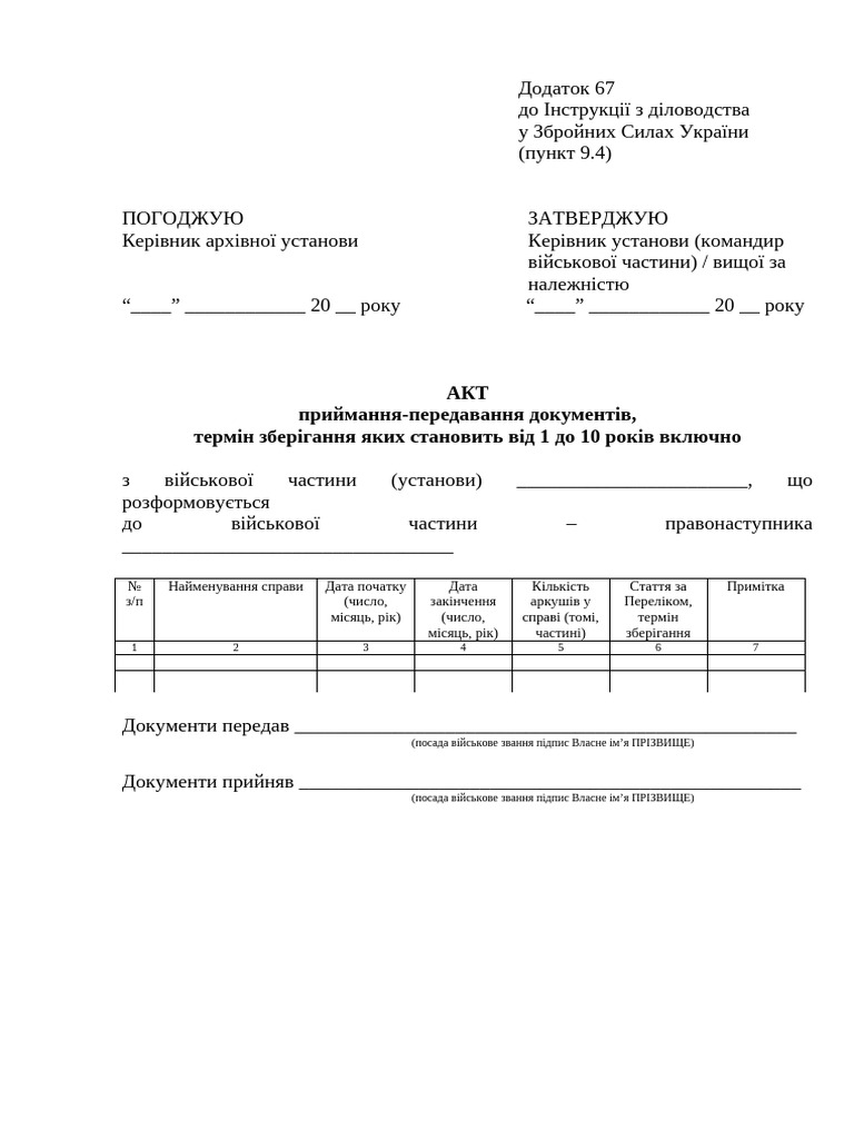 Додаток 67 | PDF
