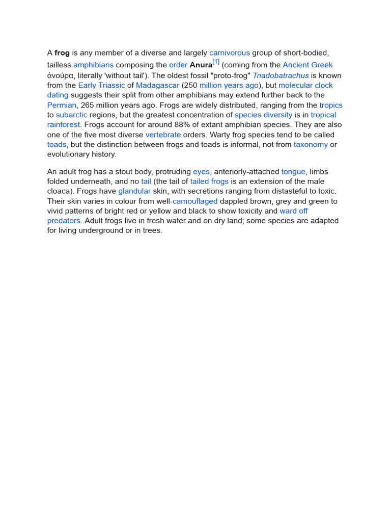 frog | PDF