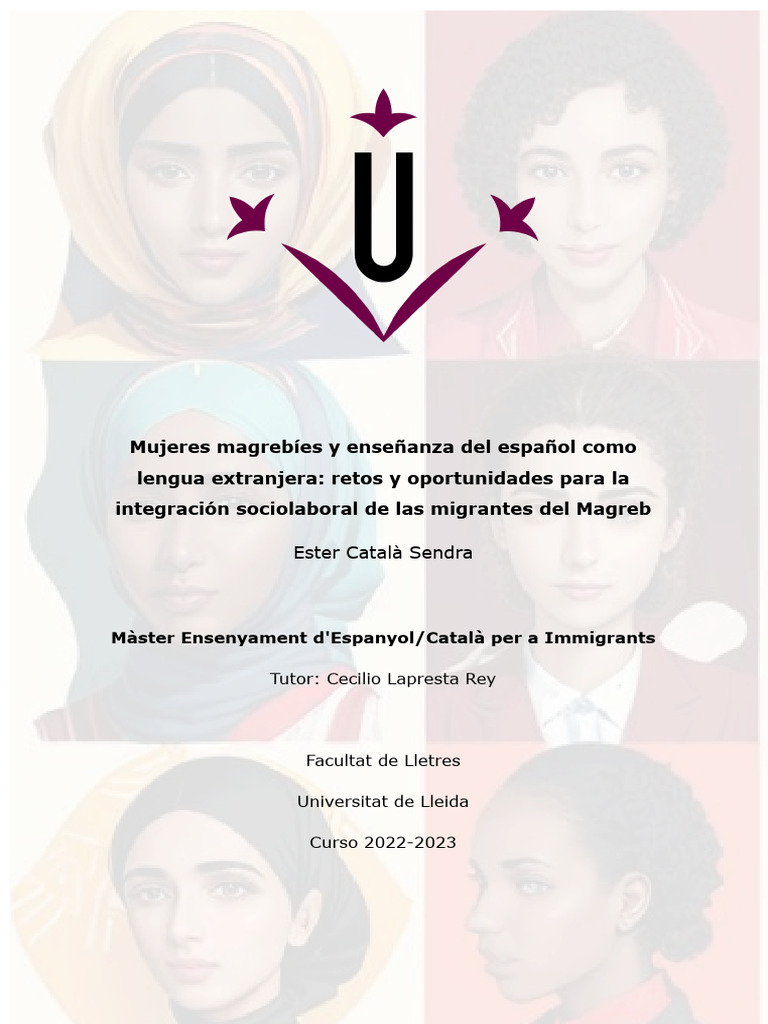 Integración de mujeres magrebíes en España | PDF | Migración humana | Mujer