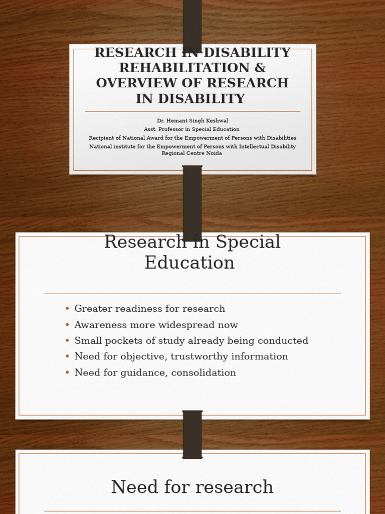 Research in Disability | PDF | Statistics | Science