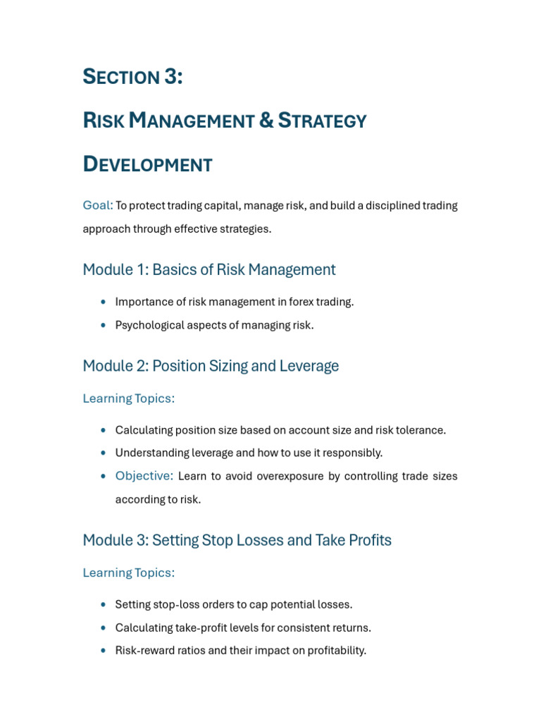 Forex Trading Risk Management Guide | PDF