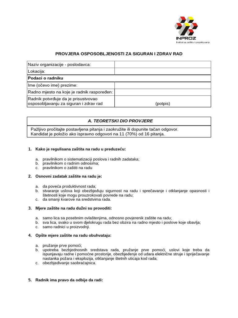 Test ZNR | PDF