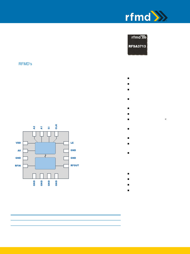 rfsa3713-data-sheet-pdf-electrical-engineering-electronics