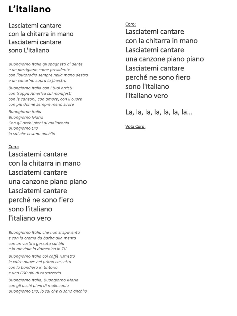 L - Italiano (LETRA) | PDF, image size:768x1024