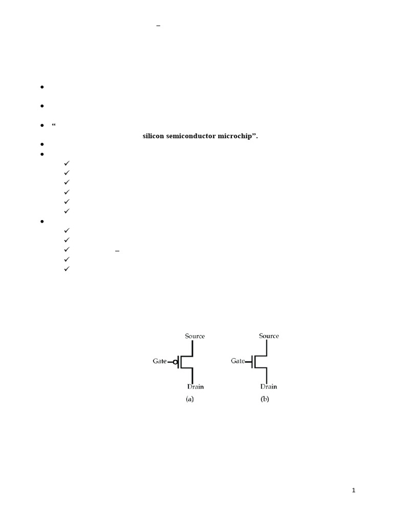 VLSI and MOS Transistor Fundamentals | PDF | Mosfet | Field Effect ...