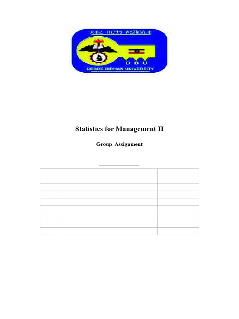 Stat II - Group Assgmt-2017 | PDF | Chi Squared Test | Statistical ...
