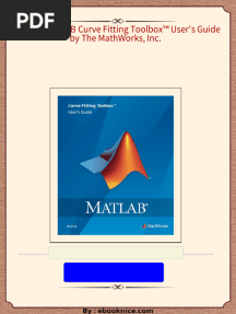Download ebooks file (Ebook) MATLAB Curve Fitting Toolbox™ User's Guide by The MathWorks, Inc. all chapters