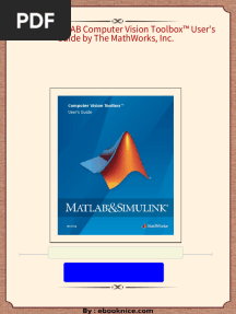(Ebook) MATLAB Computer Vision Toolbox™ User's Guide by The MathWorks, Inc. all chapter instant download