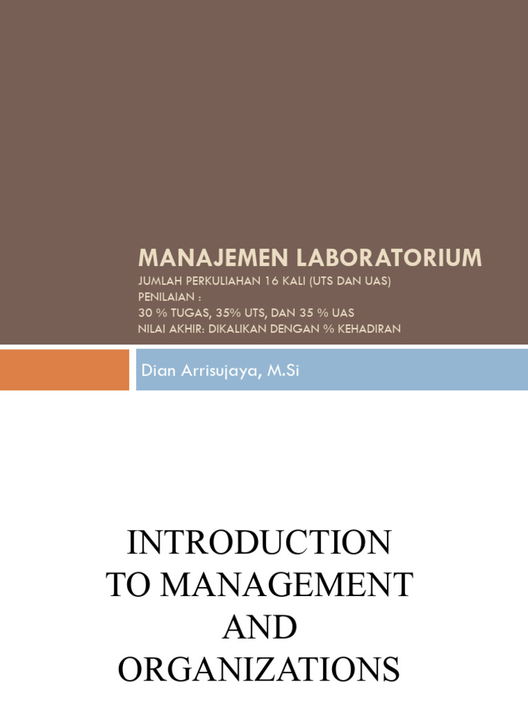 2 Management Organization | PDF | System | Efficiency