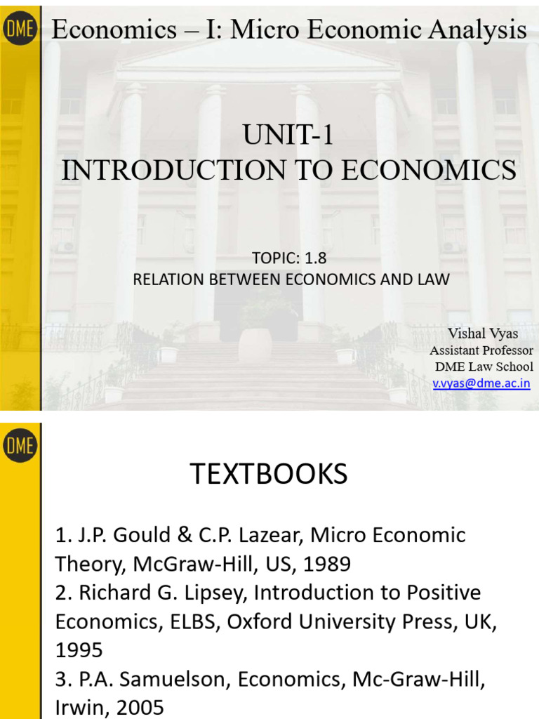Law and Economics Interrelationship | PDF | Economics | Law And Economics