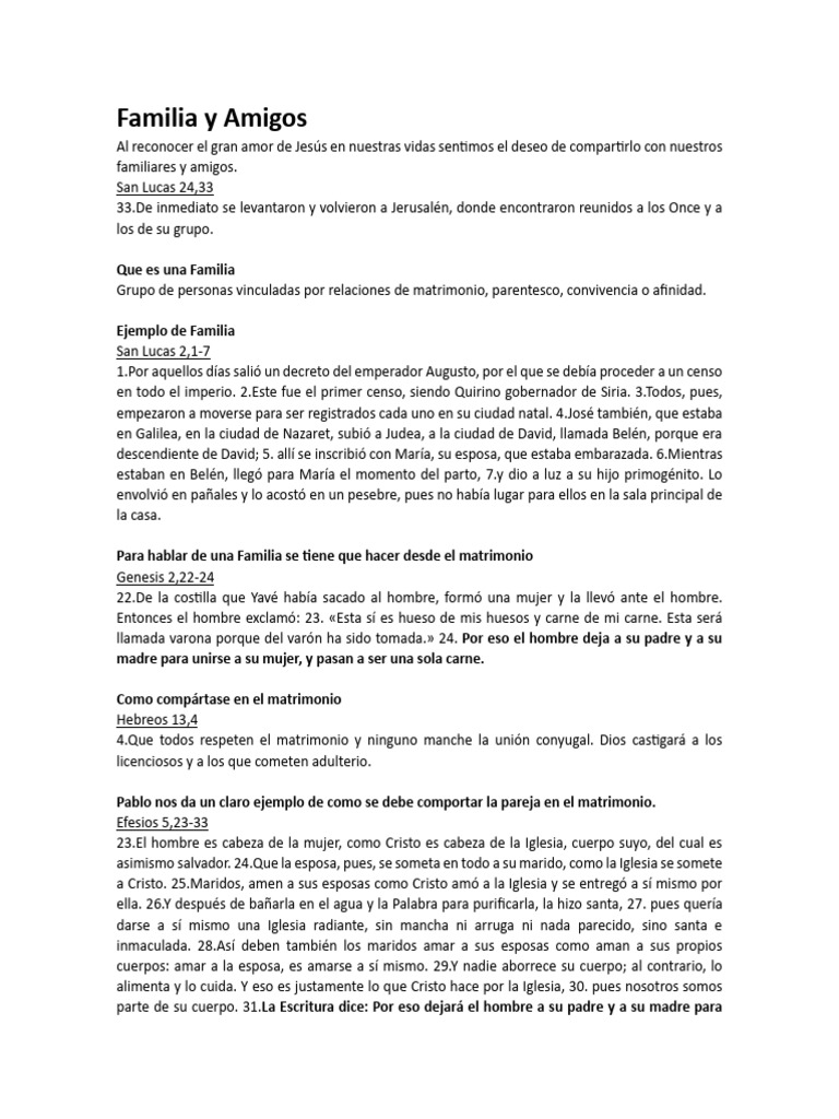 Amor y Valores en Familia y Amistad | PDF | Cristo (título) | Jesús