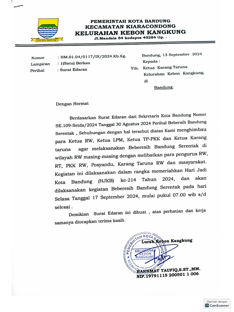Surat HJKB | PDF