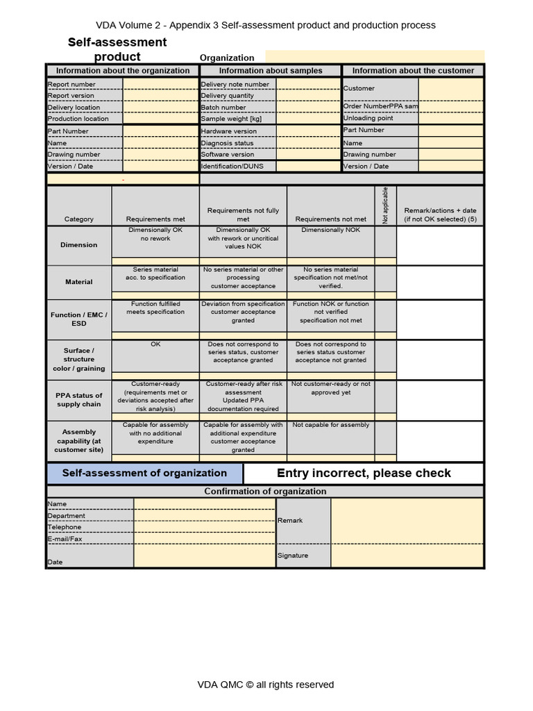 Appendix 3 From VDA Volume 2 | PDF | Specification (Technical Standard)
