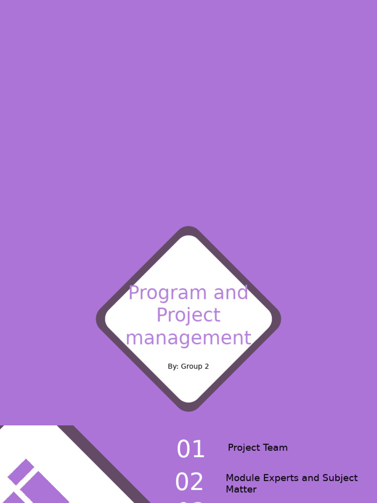 Program and Project Management | PDF | Project Management | Leadership