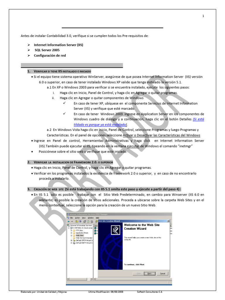 Guía de Instalación Contabilidad 3.0 | PDF | Servidor SQL de Microsoft ...