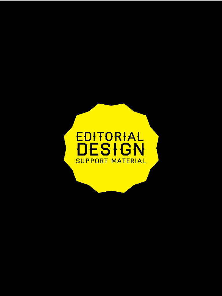 Editorial Design - Support Material | PDF