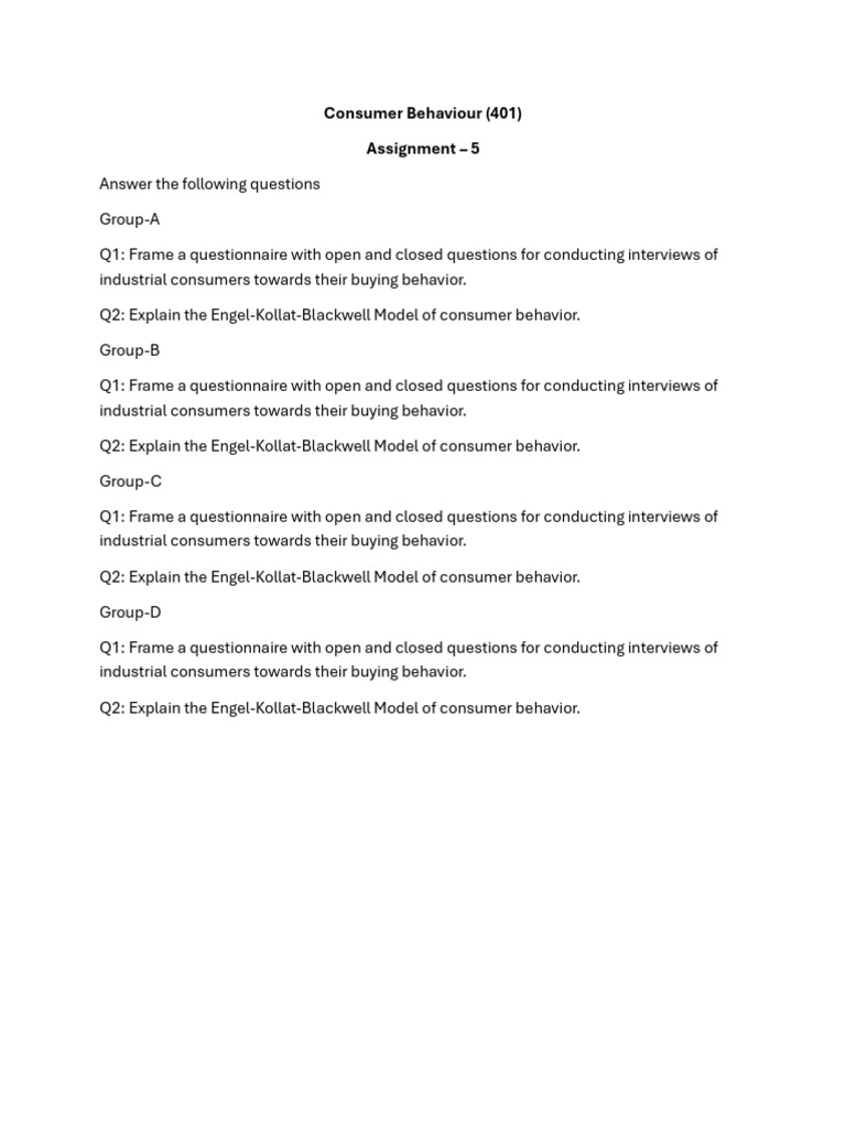 CB Assignment 5 | PDF