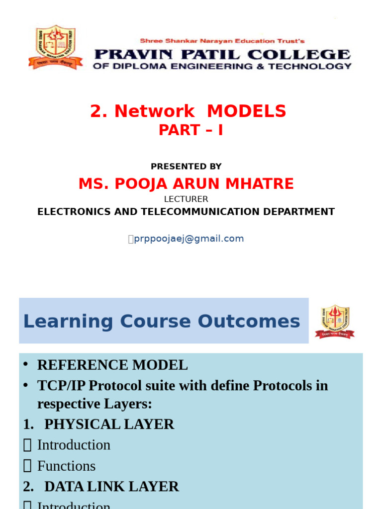Network Models - Part I | PDF | Internet Protocol Suite | Computer Network