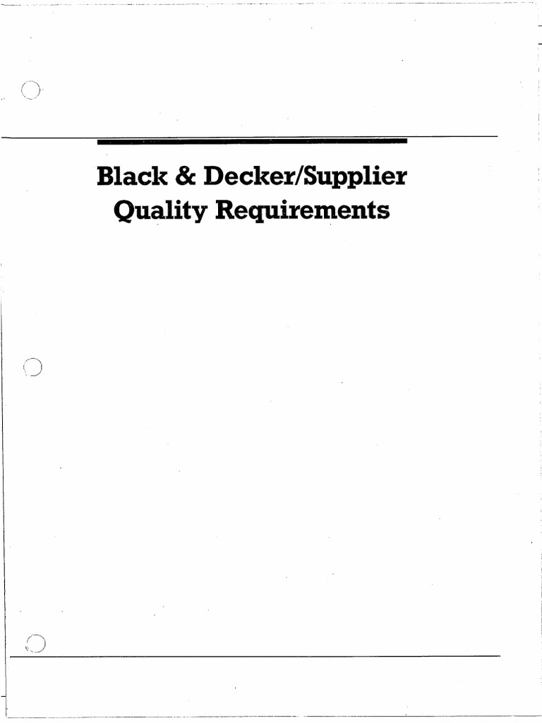 Supplier quality requirements 1 pdf